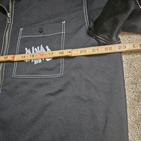 Empyre Amplify Black Zip Shirt Men's X-LARGE Short Sleeve Skateboard Streetwear - Picture 11 of 12